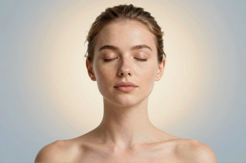 Femme en état de relaxation profonde avec hypnose pour la confiance en soi